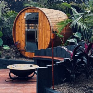 Watoga Cedar Barrel Sauna Package – 3 to 4 Person